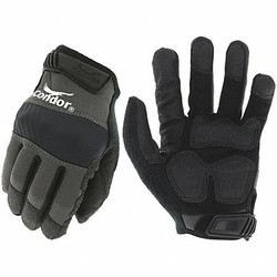 Condor Mechanics Gloves,Black,12,PR 488C78