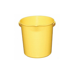 Tough Guy Bucket,3 gal,Yellow 48LZ06