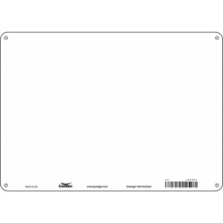 Condor Safety Sign,10inx14 in,Polyethylene,PK10 486U47