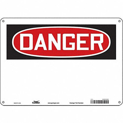 Condor Safety Sign,10 inx14 in,Aluminum 486V48