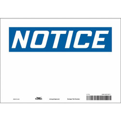 Condor Safety Sign,7 inx10 in,Vinyl 486V97