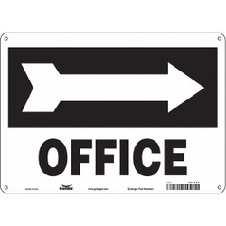 Condor Safety Sign,10 in x 14 in,Aluminum 486Y09