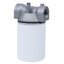 Dayton Filter Housing,7 3/4" H,4 1/8" Dia,White  40M298