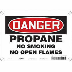 Condor No Smoking Sign,7 in x 10 in,Aluminum 473U74