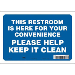 Condor Safety Sign,7 in x 10 in,Vinyl 473Z52
