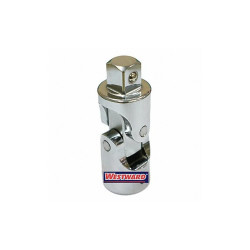 Westward Unvrsl Joint,Steel,Chrome,3/4 in 45J215