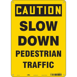 Condor Safety Sign,14 inx10 in,Aluminum 476M77
