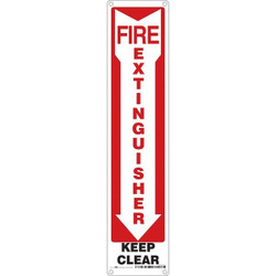 Condor Safety Sign,18 in x 4 in,Polyethylene 470A29