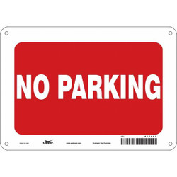 Condor No Parking Sign,7" x 10" 477X87