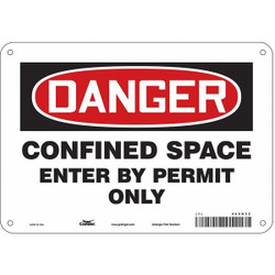 Condor Safety Sign,7" H,10" W,Aluminum 465K32