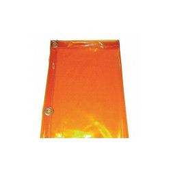 Manufacturer Varies Welding Curtain, 6 ft H, 8 ft W, Yellow 22RN58
