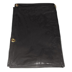 Manufacturer Varies Welding Curtain, 6 ft H, 8 ft W, Gray 22RN64