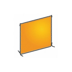 Sim Supply Welding Screen, 6 ft H, 8 ft W, Yellow  22RN70