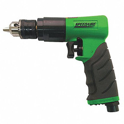 Speedaire Drill,Air-Powered,Pistol Grip,3/8 in 48MA04