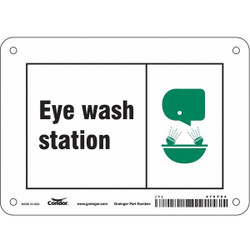 Condor Safety Sign,5 in x 7 in,Aluminum 470Y94