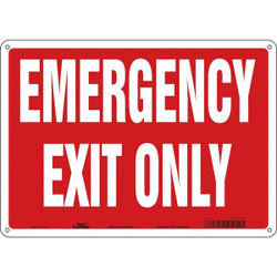 Condor Safety Sign,10 in x 14 in,Glow Vinyl 467R54