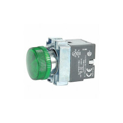 Dayton Pilot Light, Green, 22mm, LED 30G221