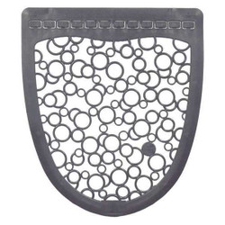 Tough Guy Urinal Mat,Gray,Unscented,20 3/8 in,PK6 49EV65
