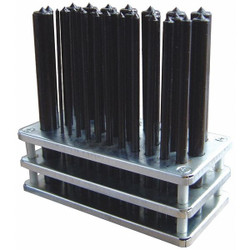 Westward Transfer Punch Set,A to Z,26 Pc 22N848