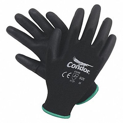 Condor Coated Gloves,Palm and Fingers,L 19L483
