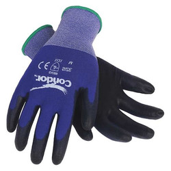 Condor Coated Gloves,Nylon,L,PR 19L480