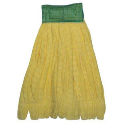 Tough Guy Wet Mop,Yellow,Microfiber 6PVY5