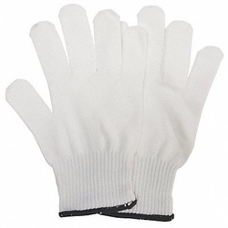 Condor Knit Gloves,White,L,PK12 48UR74