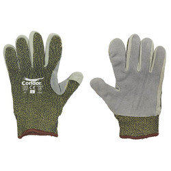 Condor Leather Gloves,Green,2XL,PR 48UR51