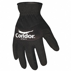 Condor Mechanics Gloves,2XL,Black,Neoprene,PR 42LA09