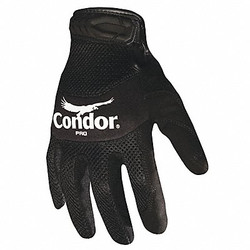 Condor Mechanics Gloves,2XL,Black,Neoprene,PR  42LA04