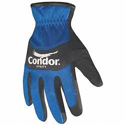 Condor Mechanics Gloves,2XL,Blu/Blk,Neoprene,PR  42LA24