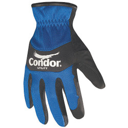 Condor Mechanics Gloves,2XL,Blu/Blk,Neoprene,PR 42LA24