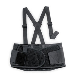 Condor Back Support,Black,Polyester,M 3RVC8