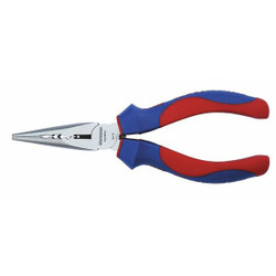 Westward Needle Nose Plier,6" L,Serrated  53JW95