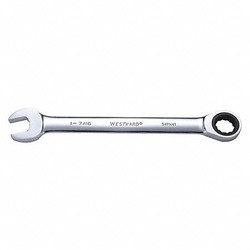 Westward Combo Wrench,Steel,SAE,0 deg. 54PN41