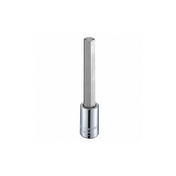 Westward Socket Bit, Steel, 1/2 in, TpSz 14 mm 54TN05