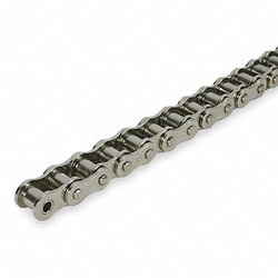 Dayton Roller Chain,10ft,Riveted Pin,Steel 2YDZ4