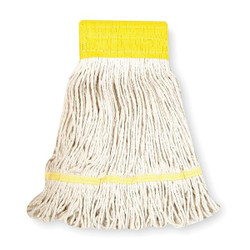 Tough Guy Wet Mop,White,Cotton 1TYP9