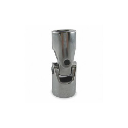 Westward Socket, Steel, Chrome, 11/16 in 1EZZ5