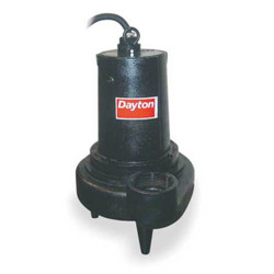 Dayton 2 HP,Sewage Ejector Pump,460VAC 4LE19