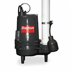 Dayton 4/10 HP,Sewage Ejector Pump,120VAC 3BB87