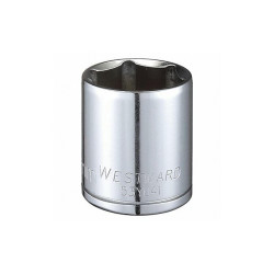 Westward Socket, Steel, Chrome, 29 mm 53YU41