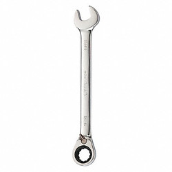 Westward Ratcheting Wrench,SAE,Rounded,9/16" 54PP38