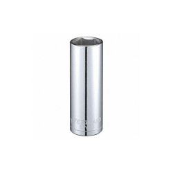 Westward Socket, Steel, Chrome, 22 mm 53YV13