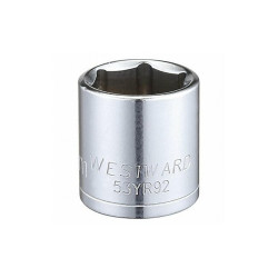 Westward Socket, Steel, Chrome, 20 mm  53YR92