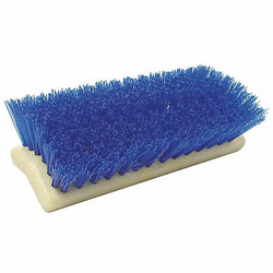 Tough Guy Scrub Brush,10 in L,Blue 4KNC6