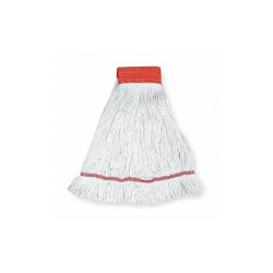 Tough Guy Wet Mop,White,Cotton 1TYP5