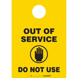Condor Safety Sign,14 in x 14 in,Polyethylene 487D07