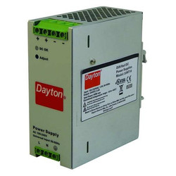 Dayton Power Supply,DIN Rail,60W,24VDC,Metal 33NT10