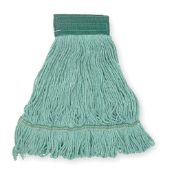 Tough Guy Wet Mop,Green,Rayon  1TYX7